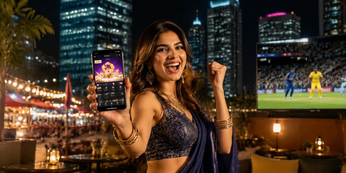 Indian market night scene representing secure online deposits at 679303